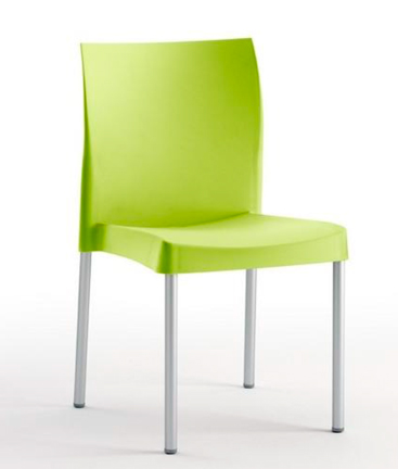 silla apilable sin brazos